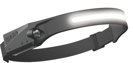 LATARKA CZOŁOWA LED AKU COB+ XPE+ SENSOR