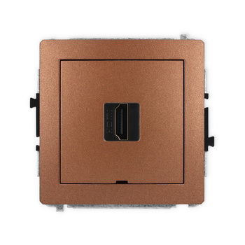 KARLIK DECO 9DHDMIBO-5 Mechanizm gniazda pojedynczego HDMI 2.1, 8K, bez pola opisowego