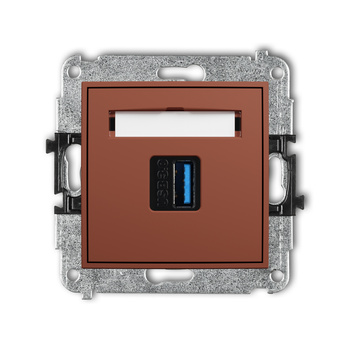 KARLIK MINI 63MGUSB-5 Mechanizm gniazda pojedynczego USB A-A 3.0