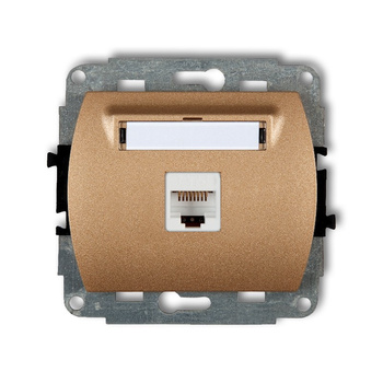 KARLIK TREND 8GK-1e  Gniazdo komputerowe pojedyńcze  1xRJ45