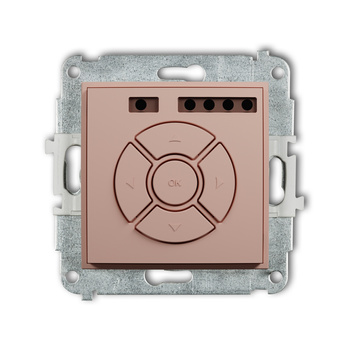 KARLIK ICON 62ISR-3A Mechanizm elektronicznego sterownika roletowego (sterowanie lokalne i pilotem, sterowanie strefą, dodatkowy przycisk)