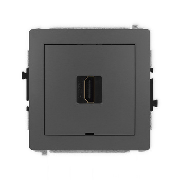KARLIK DECO 28DHDMIBO-5 Mechanizm gniazda pojedynczego HDMI 2.1, 8K, bez pola opisowego