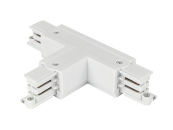 Łącznik T do szynoprzewodu LUMICANTO prawy biały z zasilaniem PRIME