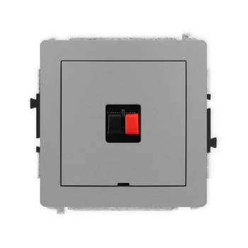 KARLIK DECO 27DGGBO-1  Gniazdo głośnikowe pojedyńcze