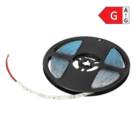 Taśma LED 12V, 2835, 60L/m, 500lm/m, 4,8W/m, IP63, 4000K, 5m