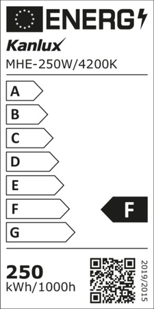 Kanlux MHE-250W/4200K 12755 Lampa metalohalogenkowa