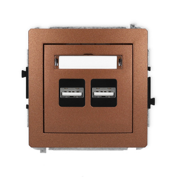 KARLIK DECO 9DCUSB-6  Ładowarka USB podwójna  2xUSB A
