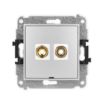 KARLIK MINI 7MGGBO-4  Gniazdo głośnikowe pojedyńcze