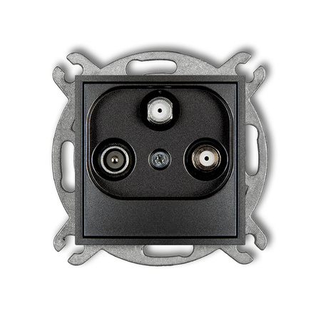 KARLIK MINI 11MGSN Gniazdo abonenckie 2 wyjścia SAT + TV