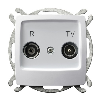 OSPEL KARO GPA-10SP/m/00 Gniazdo RTV przelotowe 10-dB