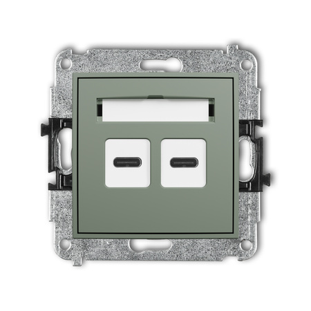 KARLIK MINI 61MCUSB-7 Mechanizm ładowarki USB podwójnej 2xUSB C, 20W max.