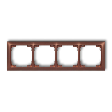 KARLIK DECO 9DRSO-4 Ramka uniwersalna poczwórna z tworzywa DECO Soft