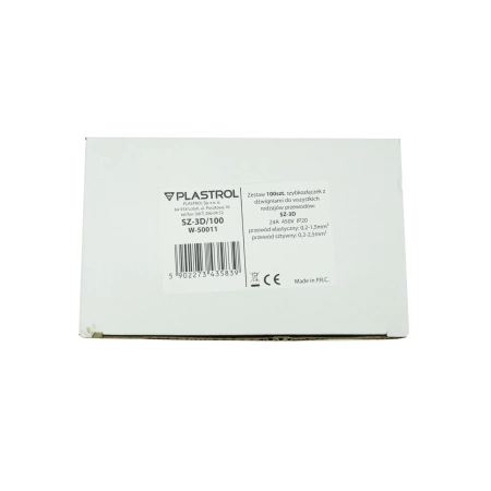 Plastrol Zestaw 100 szt. szybkozłączek z dźwigniami SZ-3D/100 W-50011