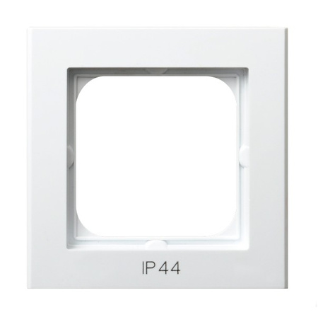 OSPEL SONATA RH-1R/75 Ramka pojedyncza do łączników IP-44 biały