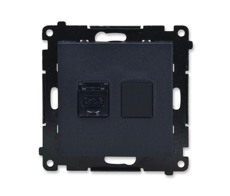 Kontakt Simon 55 t61.01/149 gniazdo komputerowe pojedyncze rj45 kat. 6e