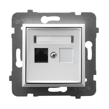 Ospel aria GPK-1U/K/m/00 Gniazdo komputerowe pojedyncze, kat. 5e MMC