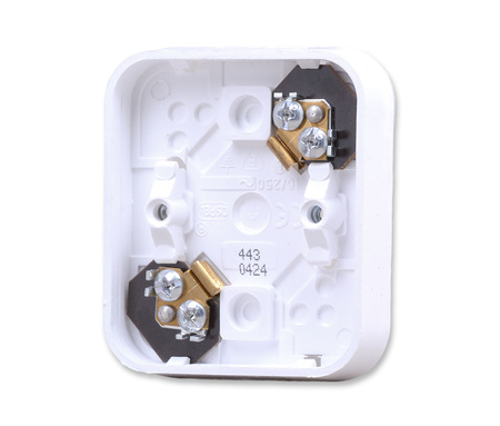 OSPEL PI PWP-2P/00 Puszka 2-zaciskowa do wyrobów z serii Pi biały