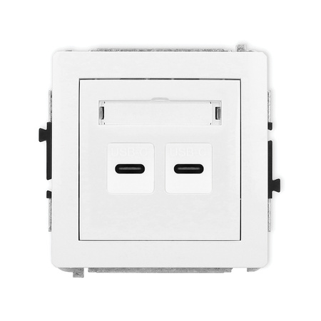 KARLIK DECO 25DCUSB-7  Ładowarka USB podwójna  2xUSB C
