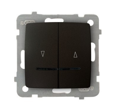 OSPEL KARO ŁP-7SBS/m/40 Łącznik żaluzjowy z podświetleniem z blokadą