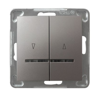 OSPEL IMPRESJA ŁP-7YBS/m/23 Łącznik żaluzjowy podświetlany z blokadą