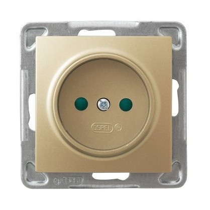 Ospel impresja GP-1YP/m/28 Gniazdo pojedyncze z przesłonami torów prądowych
