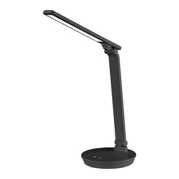 HERON LED, lampka biurkowa, 5W, 250lm, 2700-6500K, zmiana barwy światła, funkcja ściemniania, czarna