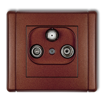 KARLIK FLEXI 9FGS  Gniazdo abonenckie RTV-SAT końcowe 1