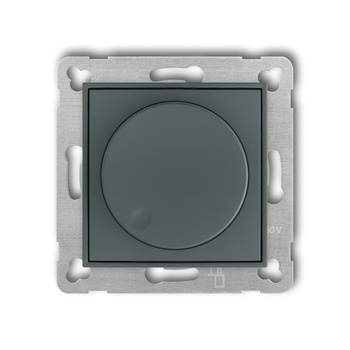 KARLIK ICON 28IRO-3 Mechanizm elektronicznego regulatora oświetlenia przyciskowo-obrotowego do współpracy z zasilaczami sterowanymi napięciem 1–10 V