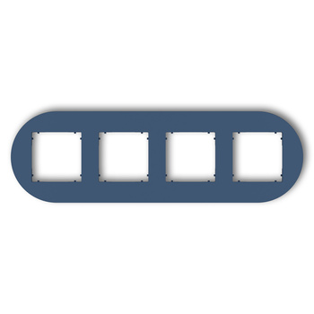 KARLIK MINI 64MRTO-4 Ramka uniwersalna poczwórna okrągła z tworzywa