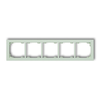 KARLIK DECO 46DR-5 Ramka uniwersalna pięciokrotna z tworzywa DECO Pastel Matt