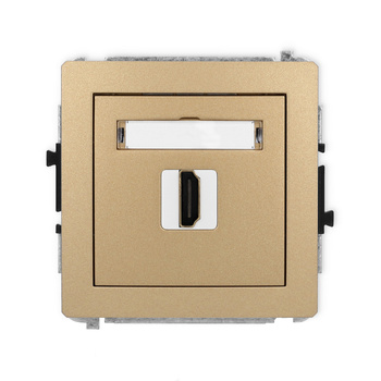 KARLIK DECO 8DHDMI-3  Gniazdo pojedyńcze  HDMI 2.0