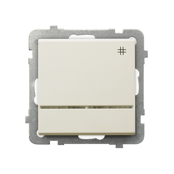 OSPEL SONATA ŁP-4RS/m/27 Łącznik krzyżowy z podświetleniem