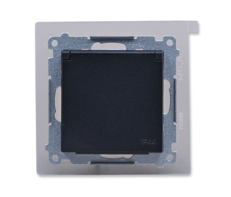 Kontakt Simon 55 tgz1bcz.01/149 gniazdo bryzgoszczelne pojedyncze z uziemieniem IP44