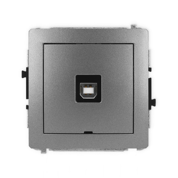 KARLIK DECO 11DGUSBBO-3  Gniazdo pojedyńcze  USB A-B 2.0