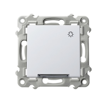 OSPEL SZAFIR ŁP-5ZS/m/00 Łącznik zwierny "światło" z podświetleniem