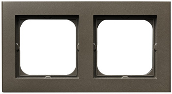 OSPEL SONATA R-2R/40 Ramka podwójna czekoladowy