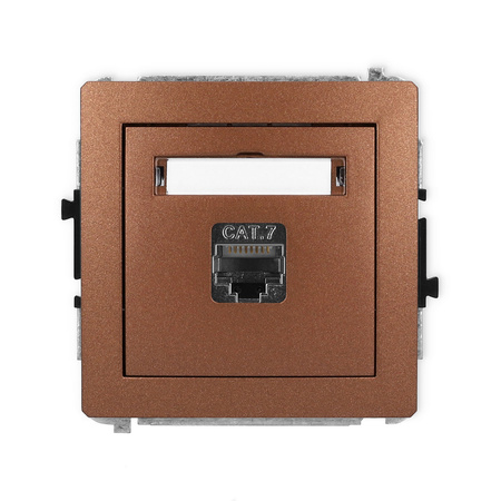 KARLIK DECO 9DGK-9 Gniazdo komputerowe pojedyńcze 1xRJ45