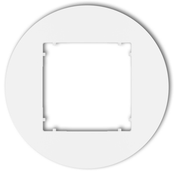 KARLIK MINI MRTO-1 Ramka uniwersalna pojedyncza okrągła z tworzywa