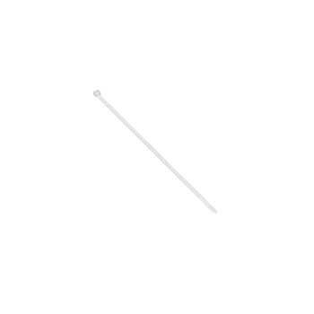 Opaska kablowa, kolor naturalny, szerokość 4,8mm, długość 300mm, 100 sztuk.