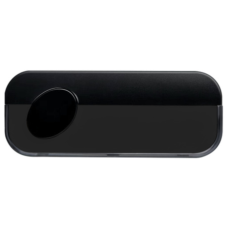 Przycisk dzwonkowy przewodowy, czarny