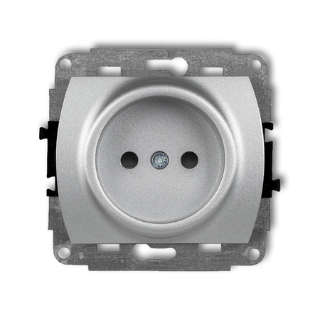 KARLIK TREND 7GP-1p  Gniazdo pojedyńcze  bez uziemienia 2P (przesłony torów prądowych)