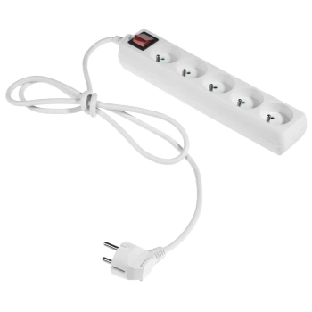 Plastrol Przedłużacz z pięciokrotnym gn. ECO 5X2p+z 10A 1,5m W-97495