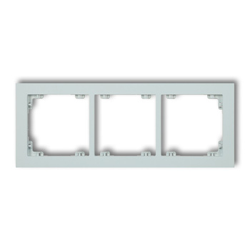 KARLIK DECO 47DR-3 Ramka uniwersalna potrójna z tworzywa DECO Pastel Matt