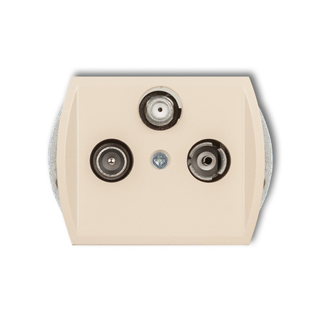 KARLIK TREND 1GST Gniazdo abonenckie RTV-SAT końcowego (2 wejścia antenowe)