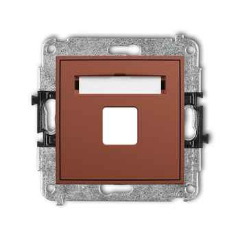 KARLIK MINI 63MGM-1P Mechanizm gniazda multimedialnego pojednczego bez modułu (standard Keystone)