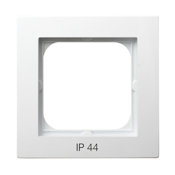 OSPEL AS RH-1G/00 Ramka pojedyncza do łączników IP-44 biały
