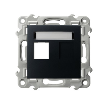 OSPEL SZAFIR GPK-1Z/p/33 Obudowa gniazda pojedynczego Keystone prosta