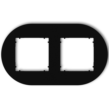 KARLIK MINI 12MRTO-2 Ramka uniwersalna podwójna okrągła z tworzywa