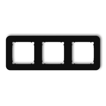 KARLIK MINI 12MRTZ-3 Ramka uniwersalna potrójna zaokrąglona z tworzywa