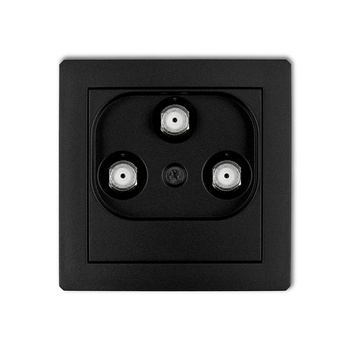 KARLIK DECO 12DGMU  Gniazdo multimedialne 3F DATA (UPC)